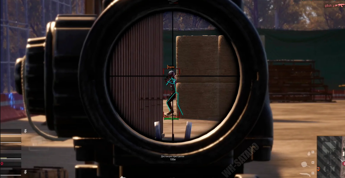 Land on the Roof That Has the Helmet